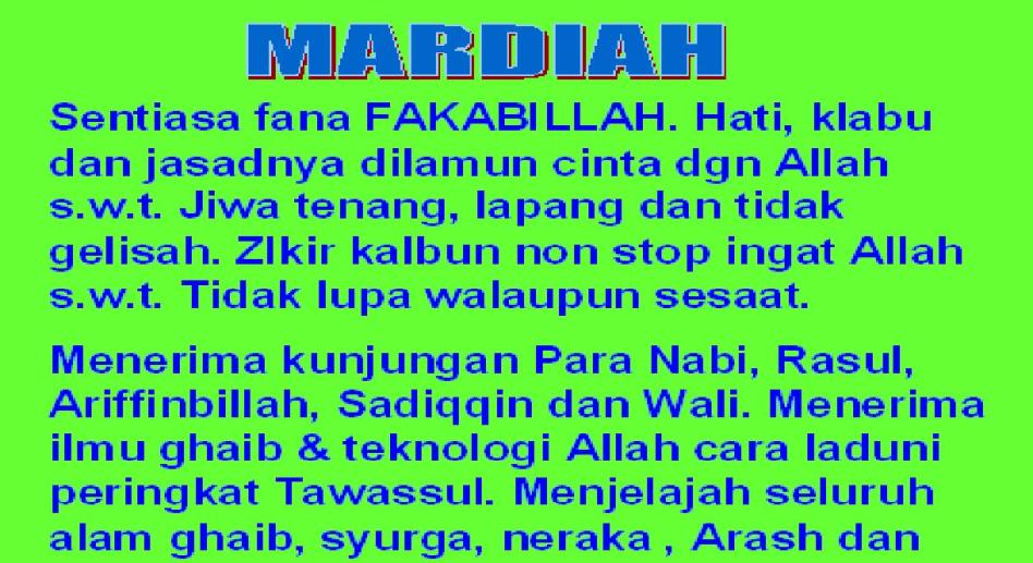 MARDIAH